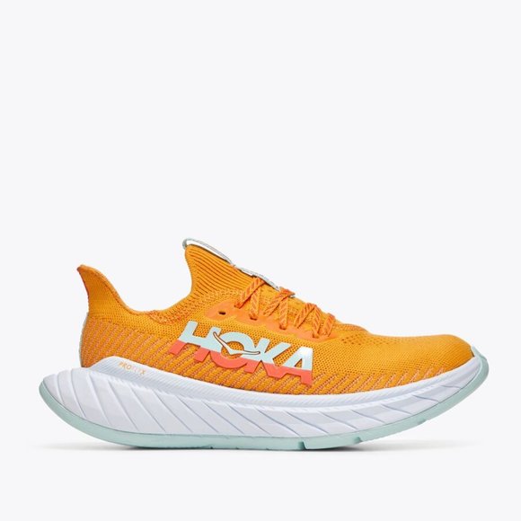 HOKA Carbon X3 Running Shoe - Orange - Picture 1 of 10